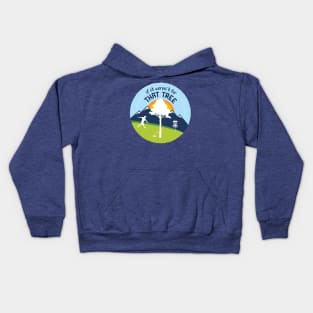 Disc Golf: If It Weren't For That Tree Kids Hoodie